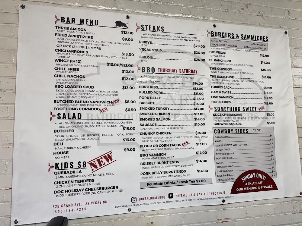 Buffalo Hall & Cowboy Cafe BBQ